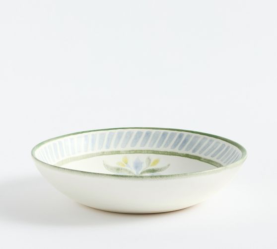 Chambray Tile Multi Stoneware Soup Bowls - Set of 4