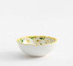 Monique Lhuillier Riviera Floral Melamine Cereal Bowls - Set of 4