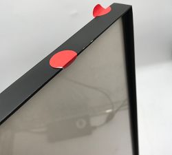 Open Box: Stowe Modern Metal Frame, 25" x 25" (8"x10" Opening) - Black