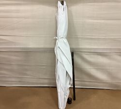 is pottery barn patio umbrella easy to open 10ft 3-Tier Market White Pole, Push Button Tilt, Crank Best Choice Products Never allow the umbrella to flap in the wind 20 Best Patio Umbrellas for