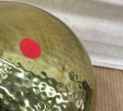 Open Box: Danielle Round Table Lamp (19"H) - Brass
