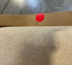 Open Box: Vintners Upholstered Wood Frame Dining Chair - Rustic Linen Parchment, Savanna