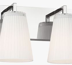 Wilbert Fluted Glass Quadruple Sconce (7")