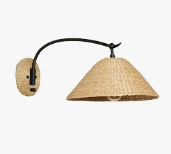Frannie Iron Swing Arm Sconce (10")