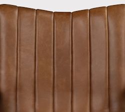 Kael Leather Swivel Desk Chair