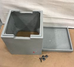 Open Box: Arbor Rectangular Propane Tank Storage Cover (18") - Flint
