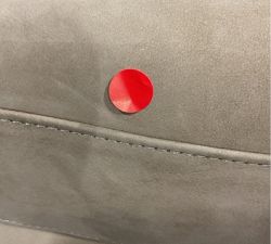 Open Box: Ayden Barrel Arm Leather Swivel Chair (32") - Nubuck Wheat