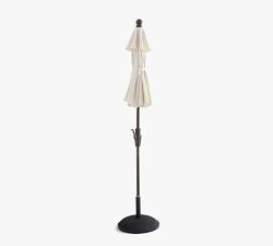 6' Round Outdoor Patio Umbrella &ndash; Rustproof Aluminum Tilt Frame