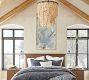 Amelia Wood Bead Chandelier (24")