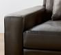 Big Sur Square Arm Deep Seat Leather 3-Piece L-Shaped Sectional (121")