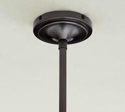 Farmhouse Glass Pole Pendant (13")