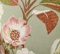 Vintage Islands Tropical Floral Embroidered Pillow Cover