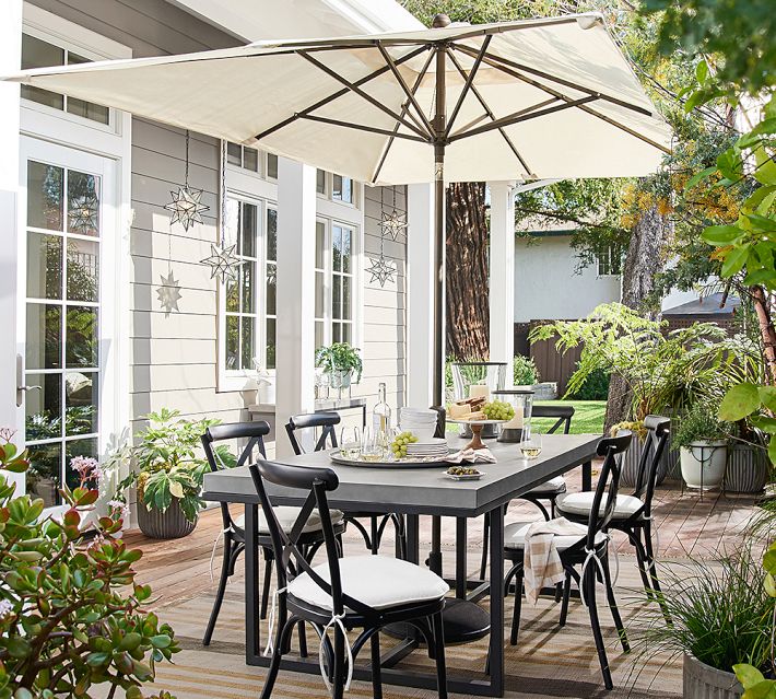 green patio umbrella stand Formosa Covers 7.5ft aluminum market crank & tilt color Hunter tilt function for easy Color:BKPL product_group:Track Recycled 30L Backpack Mountain Sunset View with