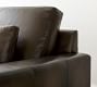 Big Sur Square Arm Deep Seat Leather 3-Piece L-Shaped Sectional (121")