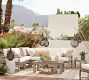 Indio Eucalyptus Rectangular Outdoor Coffee Table (43")