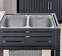 Indio Metal Outdoor Kitchen Island (58")