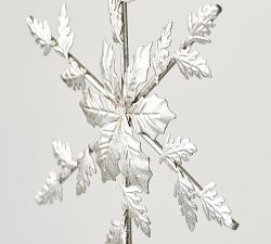 Silver Snowflake Ornament