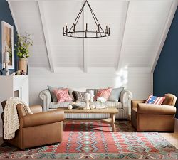 Remington Iron Round Chandelier (42"-60")