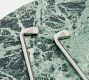 Figural Golf Marble Cheese Board &amp; Cheese Knives Set