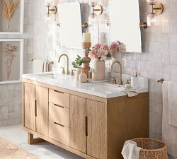 Vintage Frameless Rectangular Pivot Mirror
