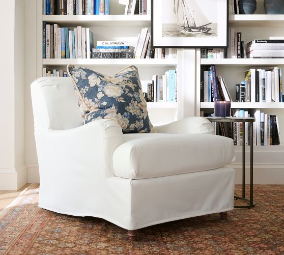 Carlisle Slipcovered Chair by Pottery Barn
