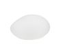Lit Outdoor Frosted Glass Stone