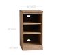 Printer's 3-Shelf Bookcase (16")