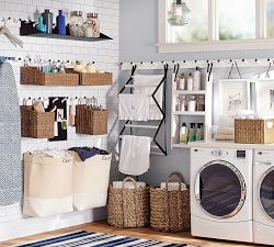 Gabrielle Organization System - Canvas Hanging Hamper