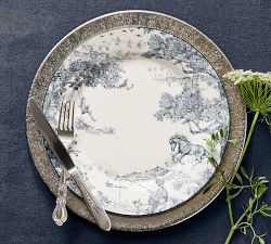 Brandon Maxwell Groveland Toile Dinner Plates - Set of 4