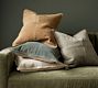 Pieced Suede Pillow Cover