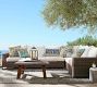 Torrey Wicker 6-Piece Square Arm Outdoor Sectional (130")