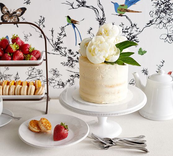 Gabriella Stoneware Cake Stand | Pottery Barn