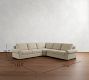 Big Sur Roll Arm 3-Piece L-Shaped Wedge Sectional (124")