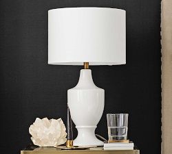Emilie Ceramic Table Lamp (24"-26")