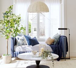 Faux Silver Dollar Eucalyptus Tree