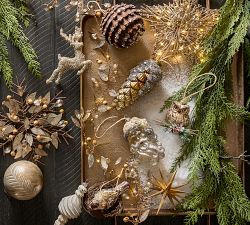 Rustic Glam Snowflake Ornament