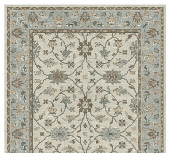 Custom Malika Hand-Tufted Wool Persian-Style Rug