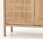 Dolores Cane 3-Drawer Tall Dresser (33.5")