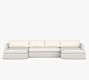 Jake Slipcovered 3-Piece Double Chaise Outdoor Sectional (163")