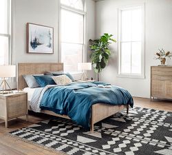 Dolores Cane 3-Drawer Tall Dresser (34")