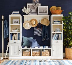 Aubrey 4-Piece Entryway Set with Storage Cabinets