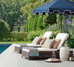 Torrey Wicker Outdoor Single Chaise Lounge