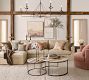 Westwood Square Arm Deep Seat Slipcovered Modular Chaise Sectional (142")