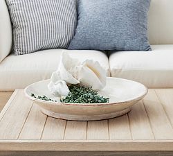 Handcrafted Glazed Terracotta Decorative Bowl