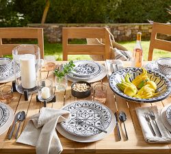 Marrakesh Outdoor Melamine Dinner Plates - Set of 4