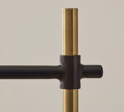 Camryn Glass Globe Floor Lamp (61')