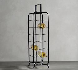 Iron Caddy Tall Wine Rack | Pottery Barn