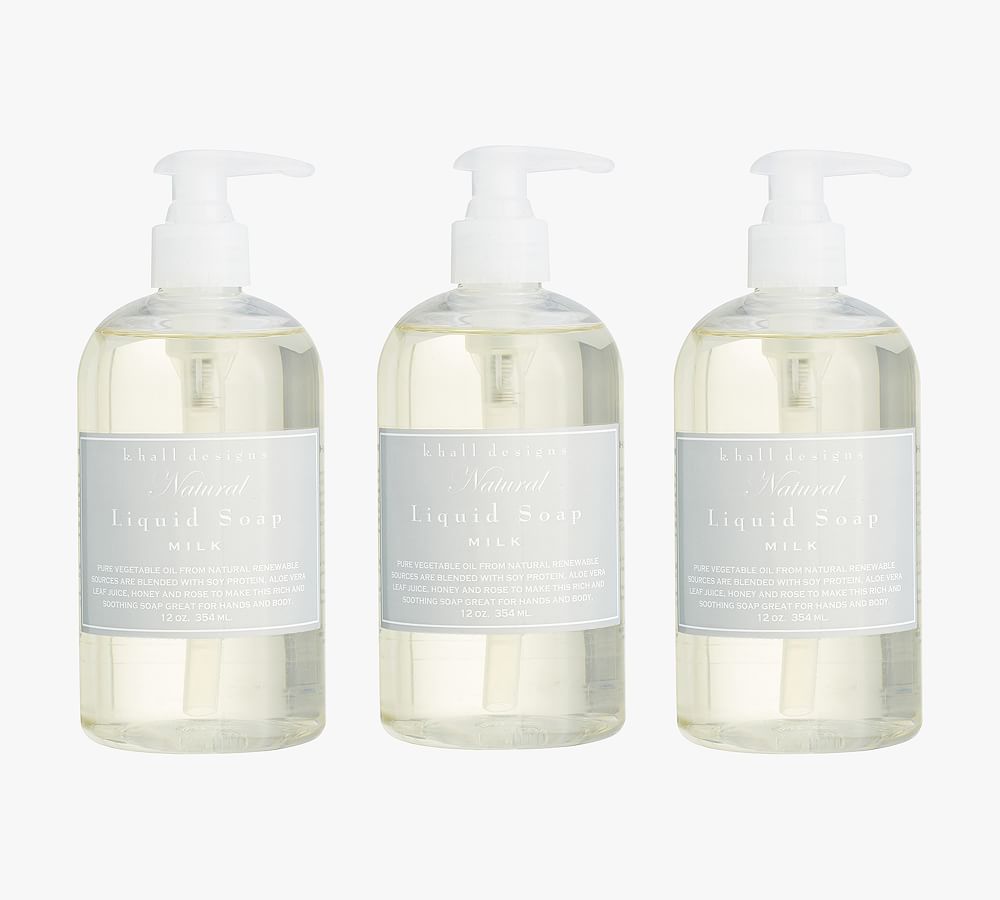 K. Hall Milk Liquid Soap, Set of 3 thumbnail 3