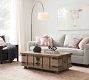 Kaplan Rectangular Reclaimed Wood Lift-Top Coffee Table (52")