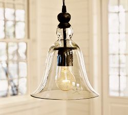 Rustic Glass Indoor/Outdoor Pendant (9"-14")